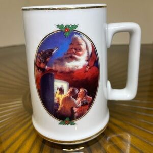 Vintage 1996 Collector Edition Coca-Cola Santa Christmas “For Santa”.